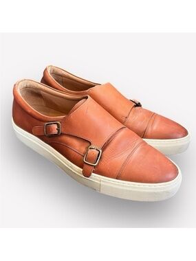 🇪🇸🥑Taft Gable Double Monk Strap Brown Leather Dress Sneaker Shoes Size 13